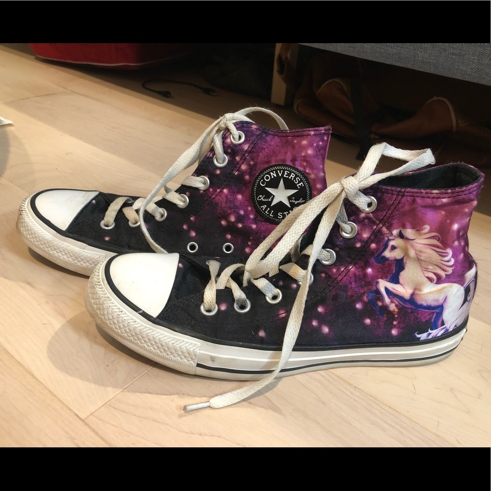Purple Unicorn Converse